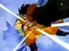 Android 13 headbutts Goku