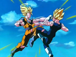 Son Goku Supersaiyano 2 vs. Majin Vegeta | Dragon Ball Wiki Hispano | Fandom Son Goku Supersaiyano 2 vs. Majin Vegeta | Dragon Ball Wiki Hispano | Fandom