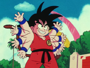 Goku copying the Eight-Arm Fist.