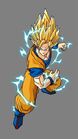 Super Saiyan 2 Goku in Budokai Tenkaichi 2