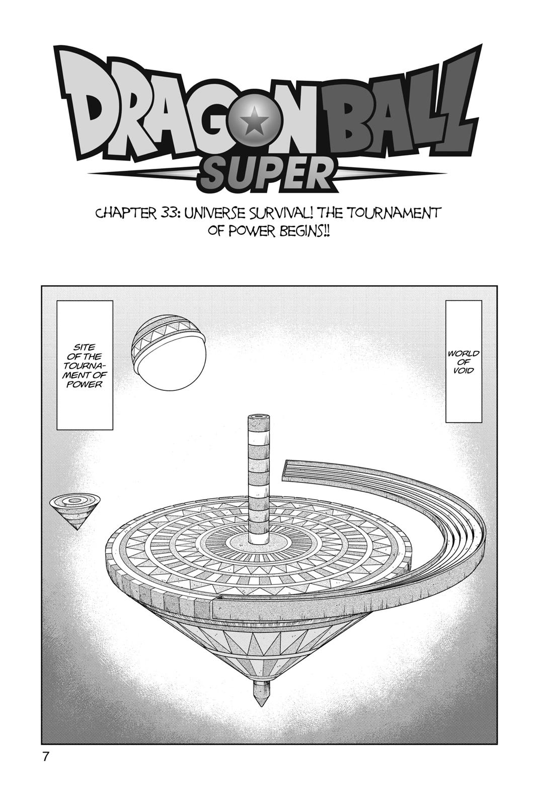 Tournament Of Power Manga, Dragon Ball