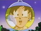 Goku shown on one of Old Kai's Potara earrings