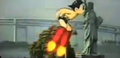 Astro Boy rushes to the scene