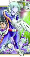 Merus nella cover del volume 10 di Dragon Ball Super.