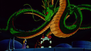 Shenron listening to Lord Slug's wish in Lord Slug