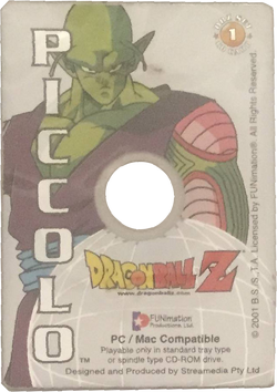 Dragon Ball Z PICCOLO Play Card Mega collection Cd Card