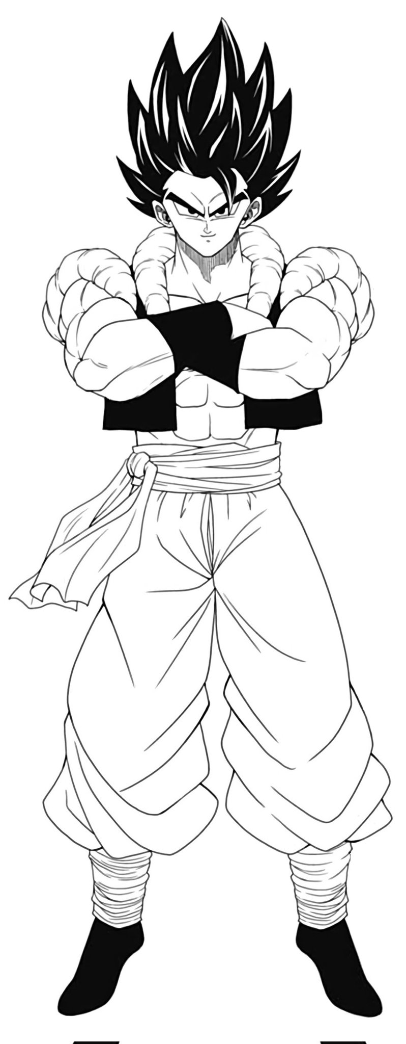 super saiyan 4 gogeta coloring pages