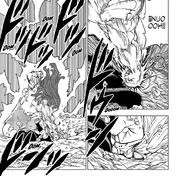 Gas Heata pelea contra Granolah usando sus Instintos Liberados.