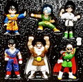 Full Color Battle Set 4 close up including Videl