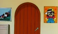 Poster of Arale in Gohan's room in Lord Slug