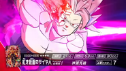Goku Black Xeno Supersaiyano Rosado al Máximo Poder en el juego de arcade Super Dragon Ball Heroes