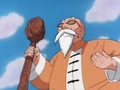Master Roshi tells Goku that he has outgrown his training
