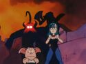 Ox king behind Bulma and Oolong