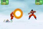 Krillin charges his Scattering Bullet in Supersonic Warriors