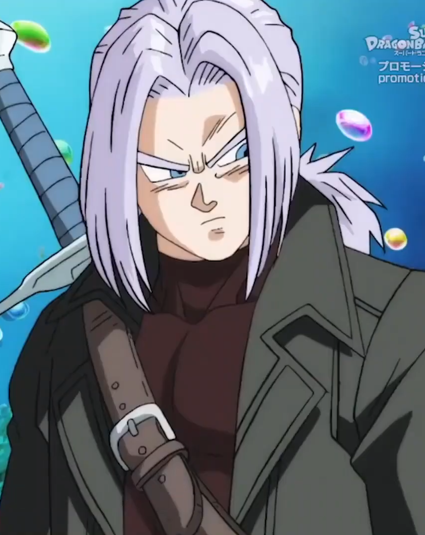 Did the future Trunks undergo the same transformation as Broly in