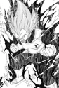 Vegeta using the form in the Mock Hyperbolic Time Chamber in Big Bang Mission!!! manga.