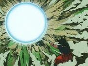 Super spirit bomb used by goku