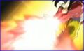 Goku fires the attack in W Bakuretsu Impact