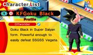 KF Goku Black (Turles fused) in Super Saiyan Rosé