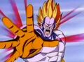 Super Android 13 fires a Ki Blast at Goku in Super Android 13!