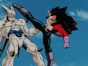 Vegeta ssj4 and omega sheeron DragonballGT-Episode061 81