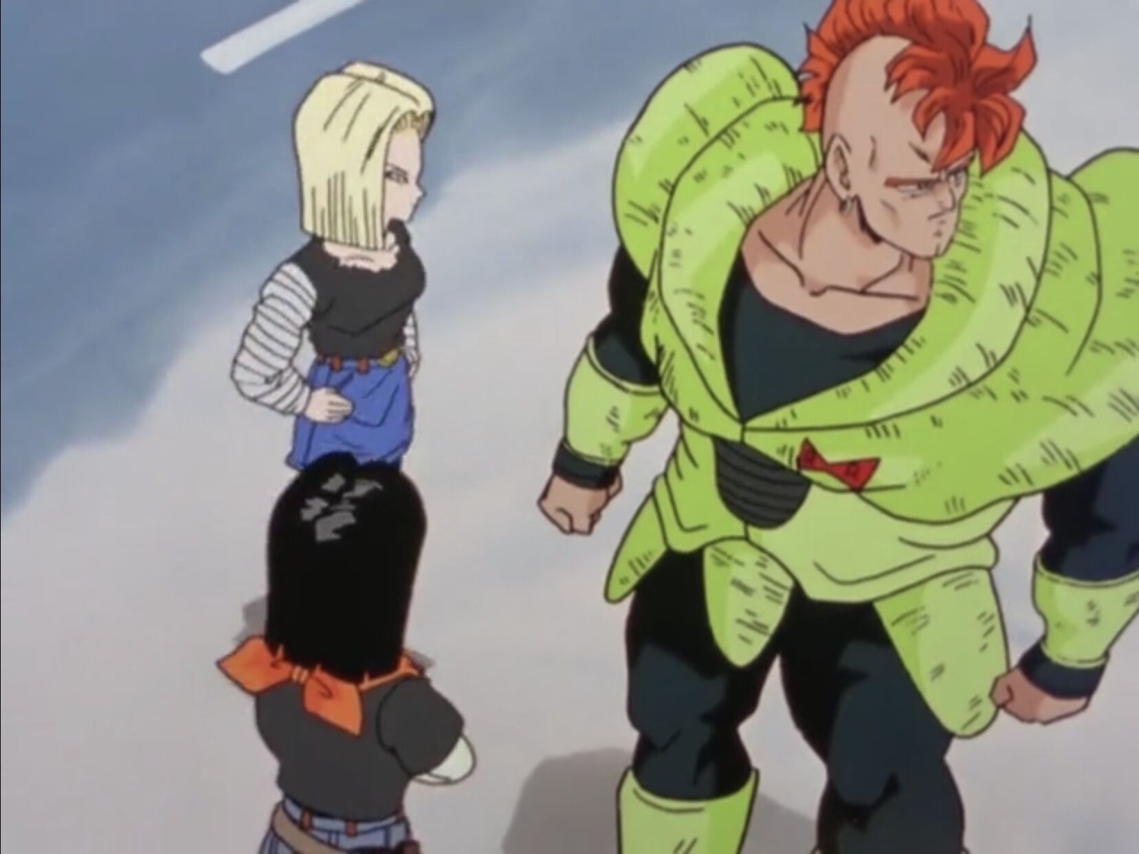 Android 16 (Dragon Ball Z) Único Android que aparentava ser pacífico desde  o início, foi contra o motivo da própria existência para proteger e vingar  seus irmãos, tentou se sacrificar para salvar