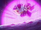 The Super Kamehameha blasts Bulla's car away