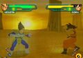 Vegeta and Goku about to battle