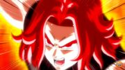 Super Saiyan God Xeno Trunks charges into battle