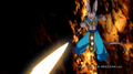 Beerus fires energy bullets in Battle of Gods