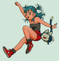 Art of Bulma with Puar