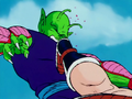 Piccolo is kicked in the face