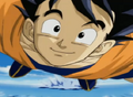 Goku in the opening of Budokai 3