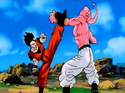 Gohan kicks Super Buu