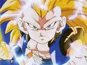 Super Saiyan 3 Gotenks with plasma aura