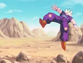 Gohan sent flying away