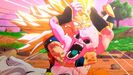 Goku biting Kid Buu