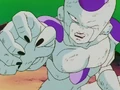 Frieza uses his "I Won't Let You Escape with Your Life!" technique