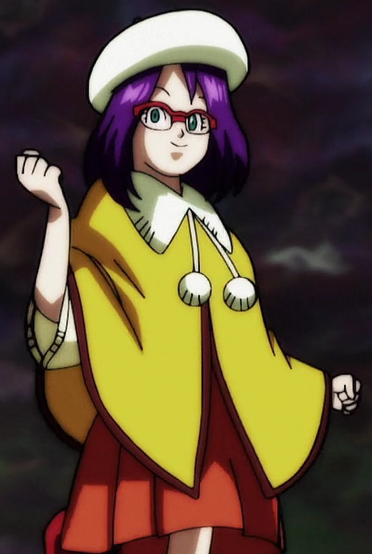 Anime character with super saiyan 2 hair, glasses, and a hood on Craiyon