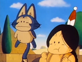 Upa eats garlic in preparation for he and Puar's fight against Fangs