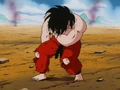 Goku still manages to get up