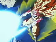 Goku ssj3 super onda de energia