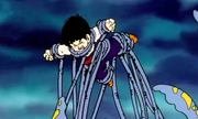 Kid gohan tied up by sea mosnters