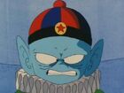 Pilaf angry at Bulma for making a face at him