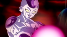 Xeno Frieza having defeated Super Saiyan Goku