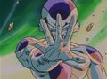 Frieza states there is 5 minutes left before Namek's explosion