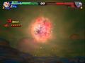 The explosion from the Dirty Fireworks in Budokai Tenkaichi 3