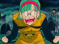 Bulma yells at Zaacro and Raiti