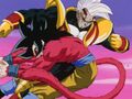 Super Baby Vegeta 2 knees Goku in the gut with his Variant Drive Rush Attack