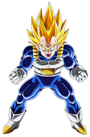 Esta transformación es propia de Super Vegeta